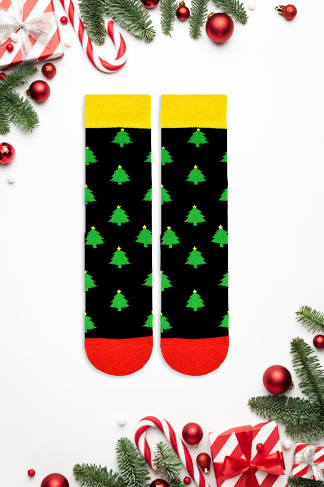 Κάλτσα Unisex με Σχέδιο Little Xmas Tree