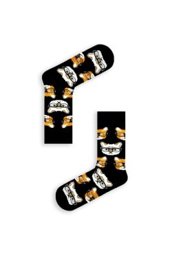 Κάλτσα Unisex με Σχέδιο Cat With Glasses