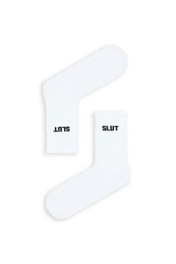 Κάλτσα Unisex με Σχέδιο Slut