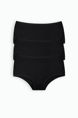 Γυναικείο Βαμβακερό Ψηλόμεσο Κιλοτάκι - 3 Τεμαχίων